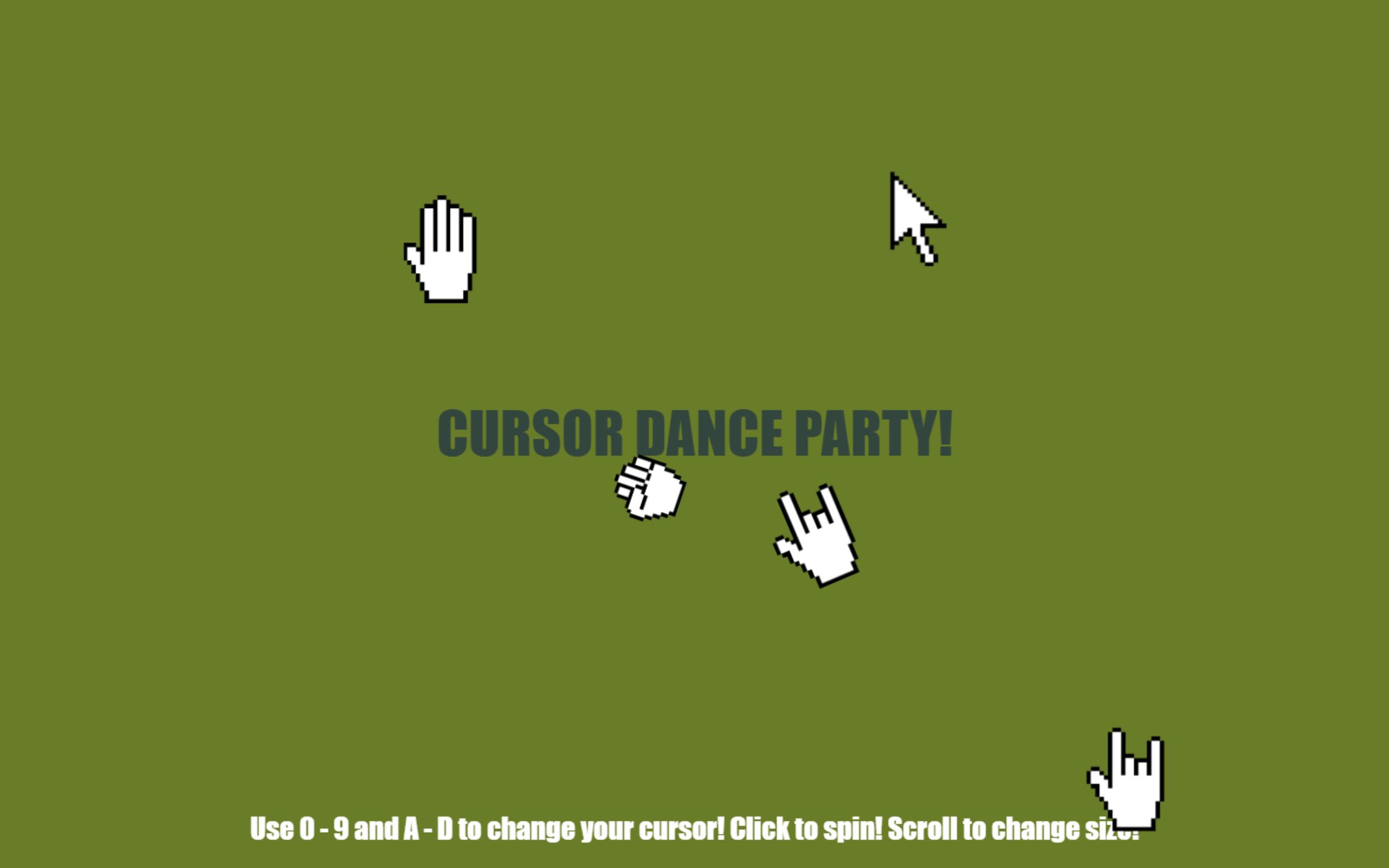 cursordanceparty