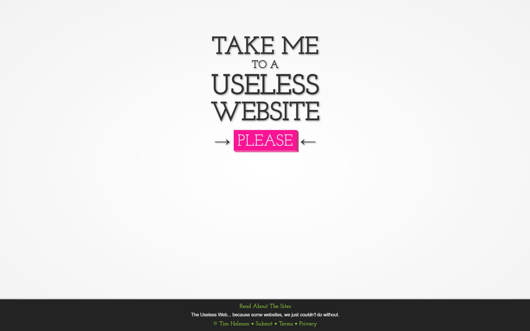 The Useless Web